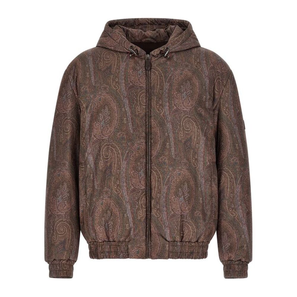 Etro Brown Polyester Men's Bomber